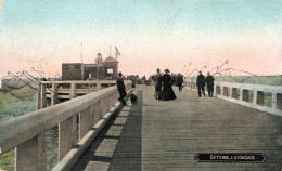 BELGIQUE - Ostende - L'estacade - Colorisé -  Carte Postale Ancienne - Oostende