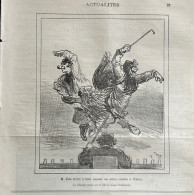 1879 Journal LE CHARIVARI - ACTUALITÉS  Par CHAM - Emile ZOLA - OPÉRA - ÉVÊQUE D'ANGERS - 1850 - 1899