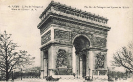 FRANCE - Paris - Arc De Triomphe Et Place De L'étoile - Carte Postale Ancienne - Triumphbogen
