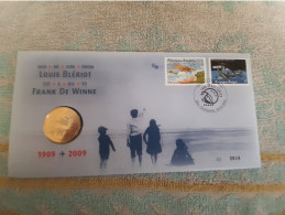 06/06/2009 Euro Space Center - Louis Blérot & Frank De Winne FDC - Numisletters