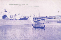 BELGIQUE - Liège - Le Pont Des Fétinne Et Les Gondoles Vénitiennes - Carte Postale Ancienne - Lüttich