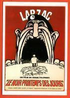 Carte Postale :  Larzac - Le Noir Printemps Des Jours (cinéma Affiche Film) Illustration Cabu - Cabu