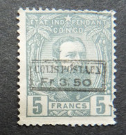 Belgian Congo Belge - 1889  : CP 5 (*) - Cote: 240,00€ - Spoorwegzegels