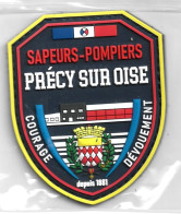 Ecusson PVC SAPEURS POMPIERS PRECY SUR OISE 60 - Pompiers