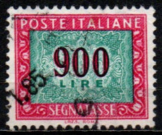 # 1984 Italia Repubblica Segnatasse 900 Lire Cifra E Decorazioni, Filigrana Stelle - Taxe