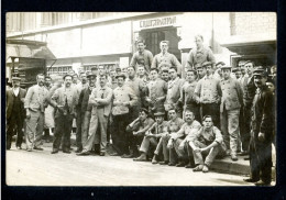 75 PARIS - LES EMPLOYES DU JOURNAL "L'ILLUSTRATION" - RUE SAINT GEORGES - SUPERBE - CPA PHOTO - Paris (09)