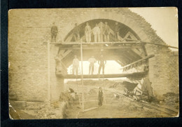 ESSONNE - PONT EN CONSTRUCTION AVEC LES OUVRIERS SUR LES ECHAFFAUDAGES - CPA PHOTO A IDENTIFIER - Sonstige & Ohne Zuordnung