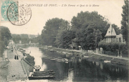 FRANCE - Joinville-Le-Pont - L'île Farnac Et Le Quai De La Marne  - Carte Postale Ancienne - Joinville Le Pont