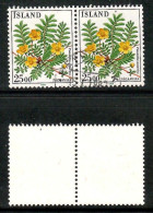 ICELAND   Scott # 587 USED PAIR (CONDITION AS PER SCAN) (Stamp Scan # 993-2) - Gebraucht