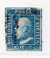 446 - SICILIA, 2 Grana N. 8 Posizione 94 - Sizilien