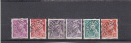 France - Année 1922/47 - Neuf** - Préoblitérés - N° YT 78/83** - Type Mercure - 1893-1947