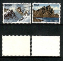 ICELAND   Scott # 728 & 737 USED (CONDITION AS PER SCAN) (Stamp Scan # 993-10) - Gebraucht