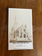 Ste Anne D'auray * Nouvelle église + LITANIES * Photo CDV Albuminée Circa 1860/1890 * Photographe Collard - Sainte Anne D'Auray