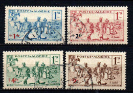 Algérie - 1939 -  Familles Des Mobilisés  - N° 159 à 162  - Oblit  - Used - Oblitérés