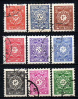 Algérie - 1947  - Tb Taxe 35 à 45 Sf 38/44 -  Oblit  - Used - Timbres-taxe