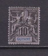 GUYANE FRANCAISE 1892 TIMBRE N°34 NEUF AVEC CHARNIERE - Neufs