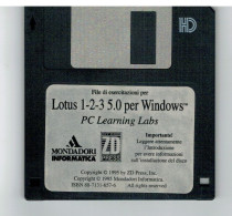 FILE ESERCITAZIONI LOTUS 123 PER WINDOWS - 3.5''-Disketten