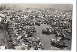 CPA Carte Photo Singapour Boat Quay - Singapur