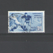 REGNO 1934 CALCIO POSTA ORDINARIA 1,25 ANNULLATA - Used