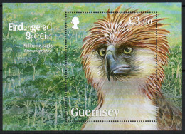 Guernsey 2016 Endangered Species, Philippine Eagle MS, MNH , SG 1602 - Guernesey