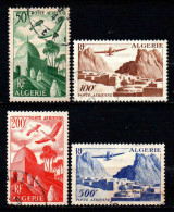 Algérie - 1949 - Avions - PA  9 à 12  -  Oblit  - Used - Luchtpost
