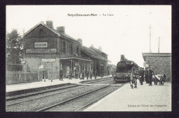 CPA 80 - NOYELLES SUR MER - LA GARE - Noyelles-sur-Mer