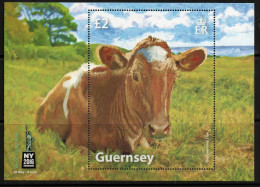 Guernsey 2016 World Stamp Show, Guernsey Cow MS, MNH , SG 1614 - Guernesey