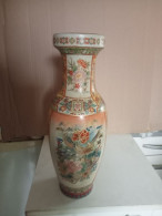 Vase Ancien Asiatique Hauteur 35,5 Cm - Vazen