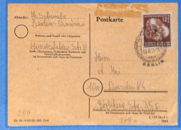 Allemagne DDR - 1951 - Carte Postale De Berlin - G24351 - Cartas & Documentos