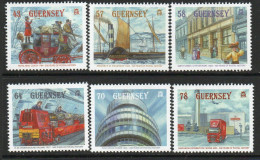 Guernsey 2016 500 Years Of Postal History Set Of 6, MNH , SG 1624/9 - Guernesey