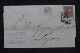 ESPAGNE - Lettre De Sevilla Pour La France - L 147926 - Storia Postale