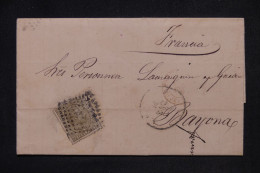 ESPAGNE - Lettre Pour La France - L 147929 - Cartas & Documentos