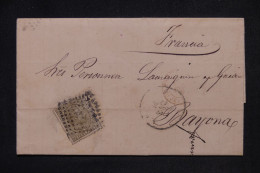 ESPAGNE - Lettre Pour La France - L 147929 - Storia Postale