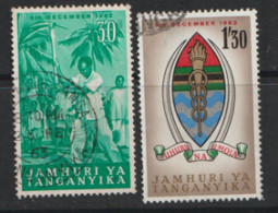 Tanganyika 1962  SG 120,2  Inauguration   Fine Used - Tanganyika (...-1932)