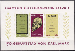 DDR 1968 Mi-Nr. Block 27 ** MNH - 1950-1970