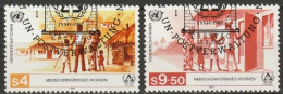 UNO Wien 1987 MiNr.69 - 70  O Gest. Intern. Jahr Für Menschenwürdiges Wohnen ( 2466) - Used Stamps