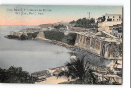 CPA Puerto Rico Casa Blanca And Entrance To Harbor San Juan - Puerto Rico