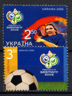 UKRAINE 2006, FOOTBALL ALLEMAGNE, 2 Valeurs , Neufs / Mint. R1698 - 2006 – Germania