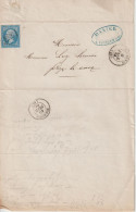 France Lettre 1864 De Formerie GC1553 (Oise)  Pour Forges (76) - 1849-1876: Classic Period