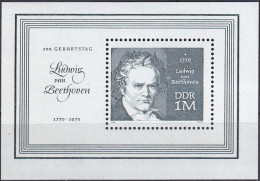 DDR 1970 Mi-Nr. Block 33 ** MNH - 1950-1970