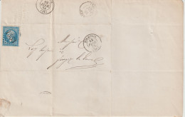 France Lettre 1864 De Formerie GC1553 (Oise)  Pour Forges (76) - 1849-1876: Klassik
