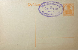 Duitse Rijk Briefkaart Speciale Stempel - Postzegelboekjes