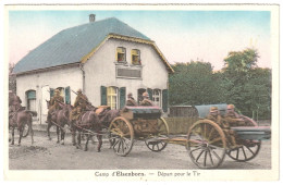 Camp  D' Elsenborn -- Départ Pour Le Tir.   ( 2 Scans ) - Elsenborn (camp)