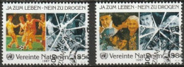 UNO Wien 1987 MiNr.71 - 72  O Gest. Kampf Gegen Drogenmißbrauch ( 2526) - Usati