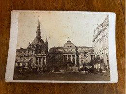 Paris 1er * Place Et Le Palais De Justice * Photo CDV Cabinet Albuminée Circa 1860/1890 * Photographe - Paris (01)