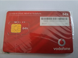SPAIN/ ESPANA  GSM/ SIM CARD / VODAFONE  / IN WRAPPER    MINT     **15592** - Basisausgaben