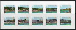 Guernsey 2017 Guernsey Coasts S/adhesive Pane Of 10, Backing Hinged, SG 1675/84 - Guernesey