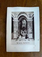 Religion*  La Scala Sancta * Photo CDV Cabinet Albuminée Circa 1860/1890 * Photographe - Lieux Saints