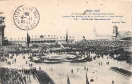 BELGIQUE - BRUXELLES - Grande Fête Patriotique Du 21 Juillet Sur La Place Poelaert - Défilé Des Bourgmestres - Fêtes, événements