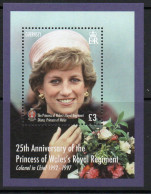 Guernsey 2017 25th Anniversary Of Princess Of Wales' Royal Regiment MS, MNH, SG 1691 - Guernesey